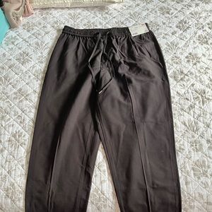 Drape twill tapered pants